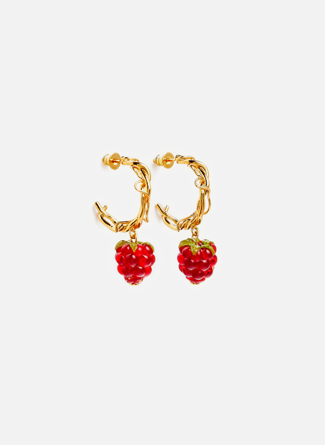 Raspberry earrings 10 DECOART