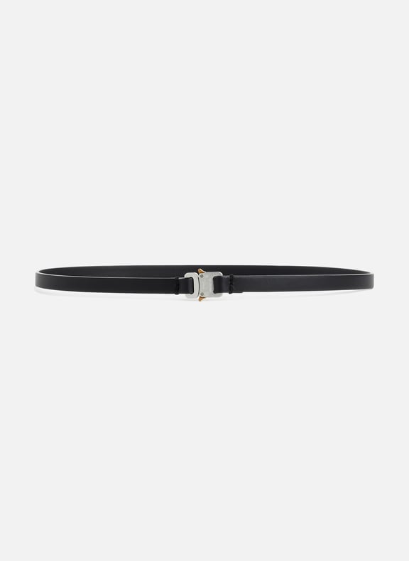 Belt with logo buckle Black by 1017 ALYX 9SM 1017 ALYX 9SM Belt with logo buckle Black