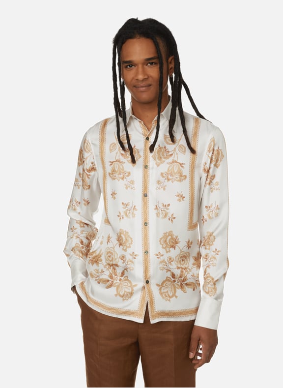 Printed silk shirt Multicolour by 73 LONDON 73 LONDON Printed silk shirt Multicolour
