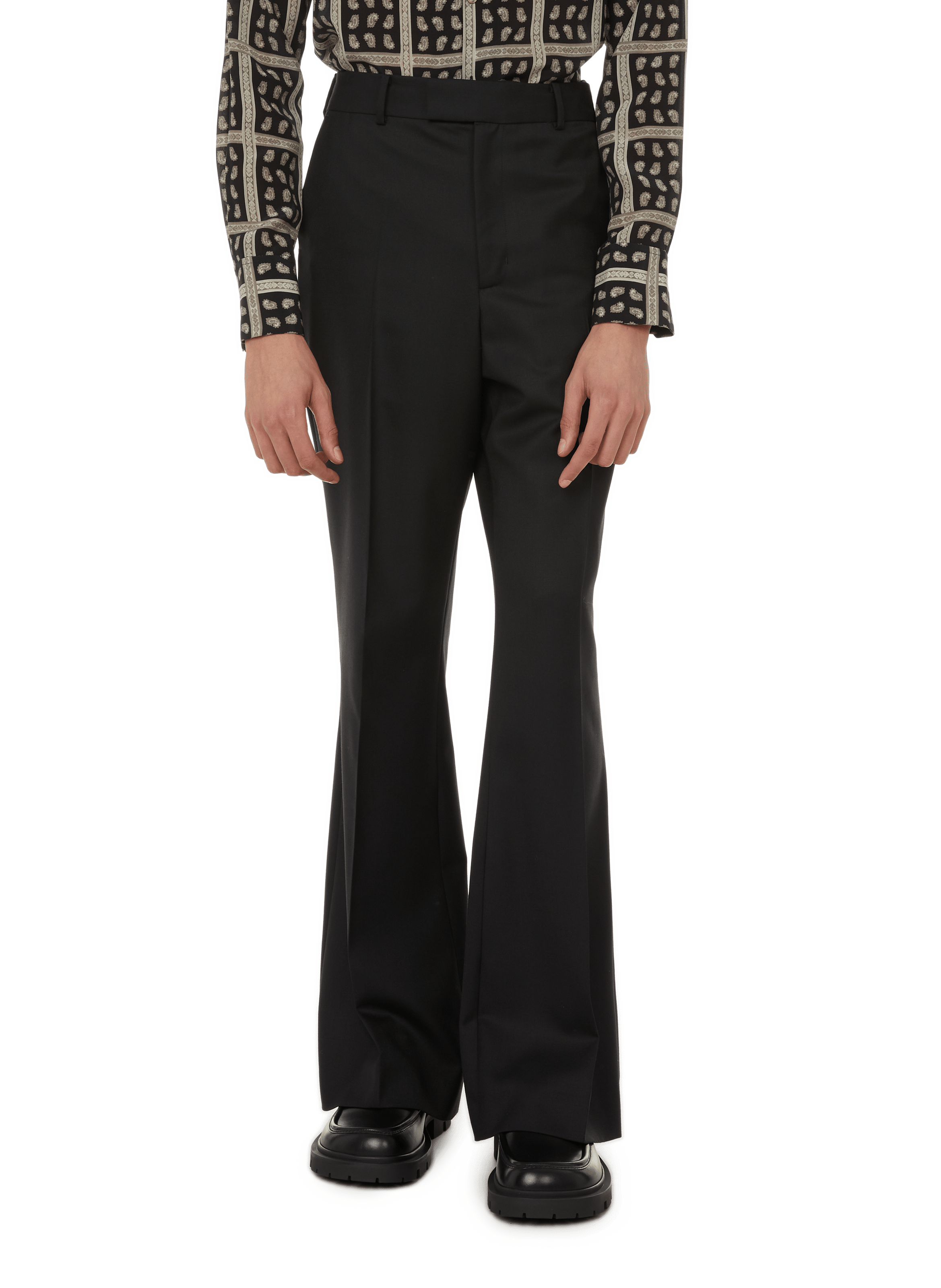 WIDE-LEG WOOL TROUSERS - 73 LONDON for 