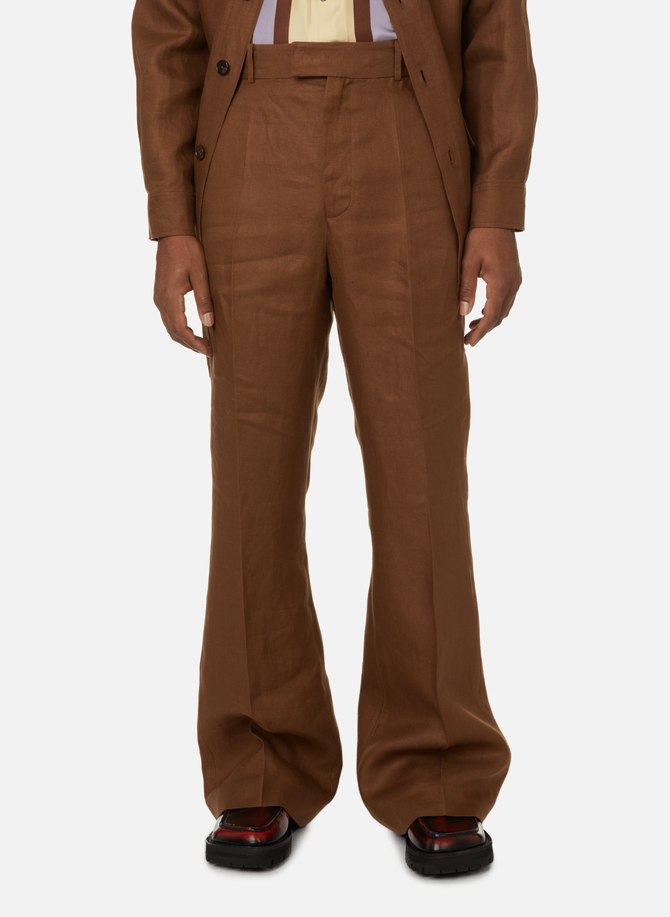 Linen tailored trousers 73 LONDON