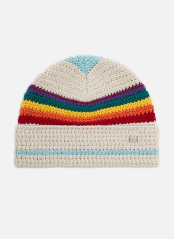 Rainbow beanie Multicolour by ACNE STUDIOS ACNE STUDIOS Rainbow beanie Multicolour