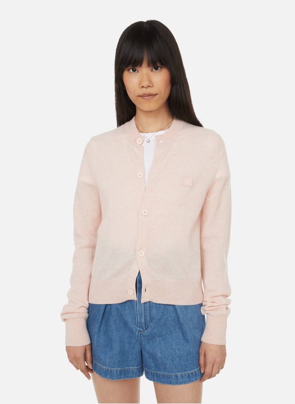 Wool cardigan Pink by ACNE STUDIOS ACNE STUDIOS Wool cardigan Pink