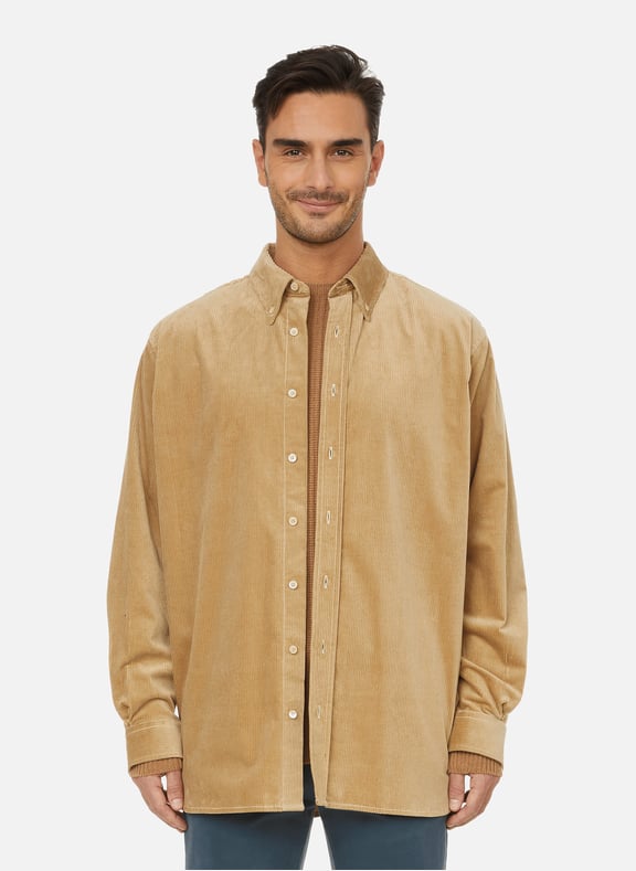 Corduroy shirt Beige by ACNE STUDIOS ACNE STUDIOS Corduroy shirt Beige