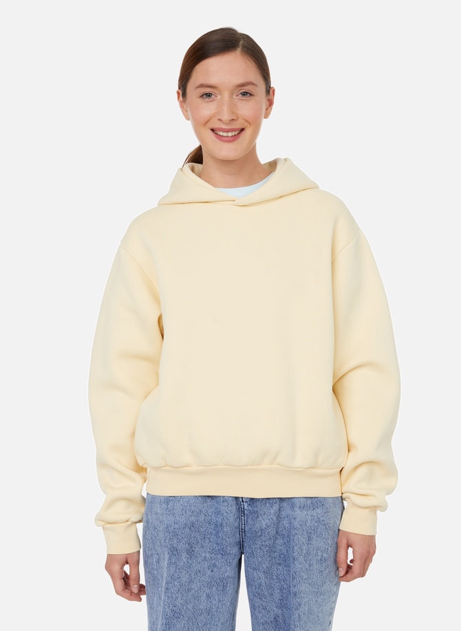 Cotton fleece-blend hoodie ACNE STUDIOS
