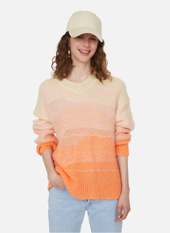 Gradient wool-blend jumper Multicolour by ACNE STUDIOS ACNE STUDIOS Gradient wool-blend jumper Multicolour