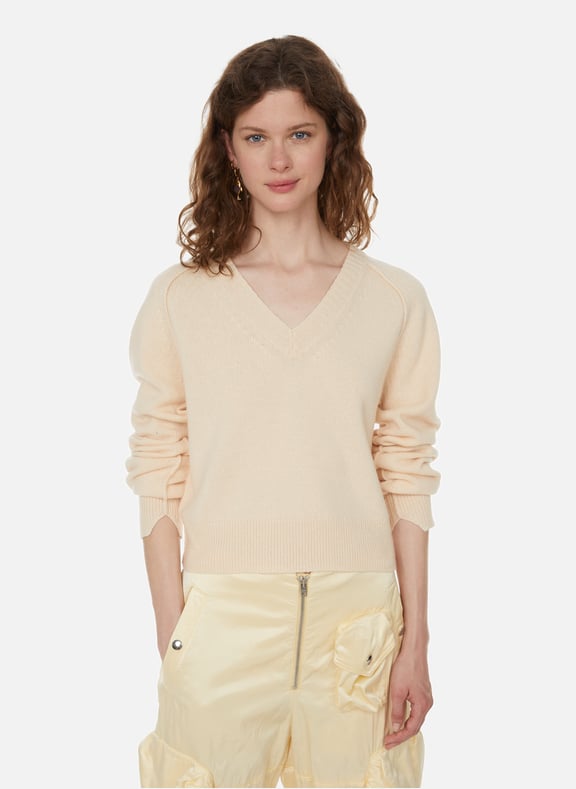 Wool and cashmere jumper Beige by ACNE STUDIOS ACNE STUDIOS Wool and cashmere jumper Beige