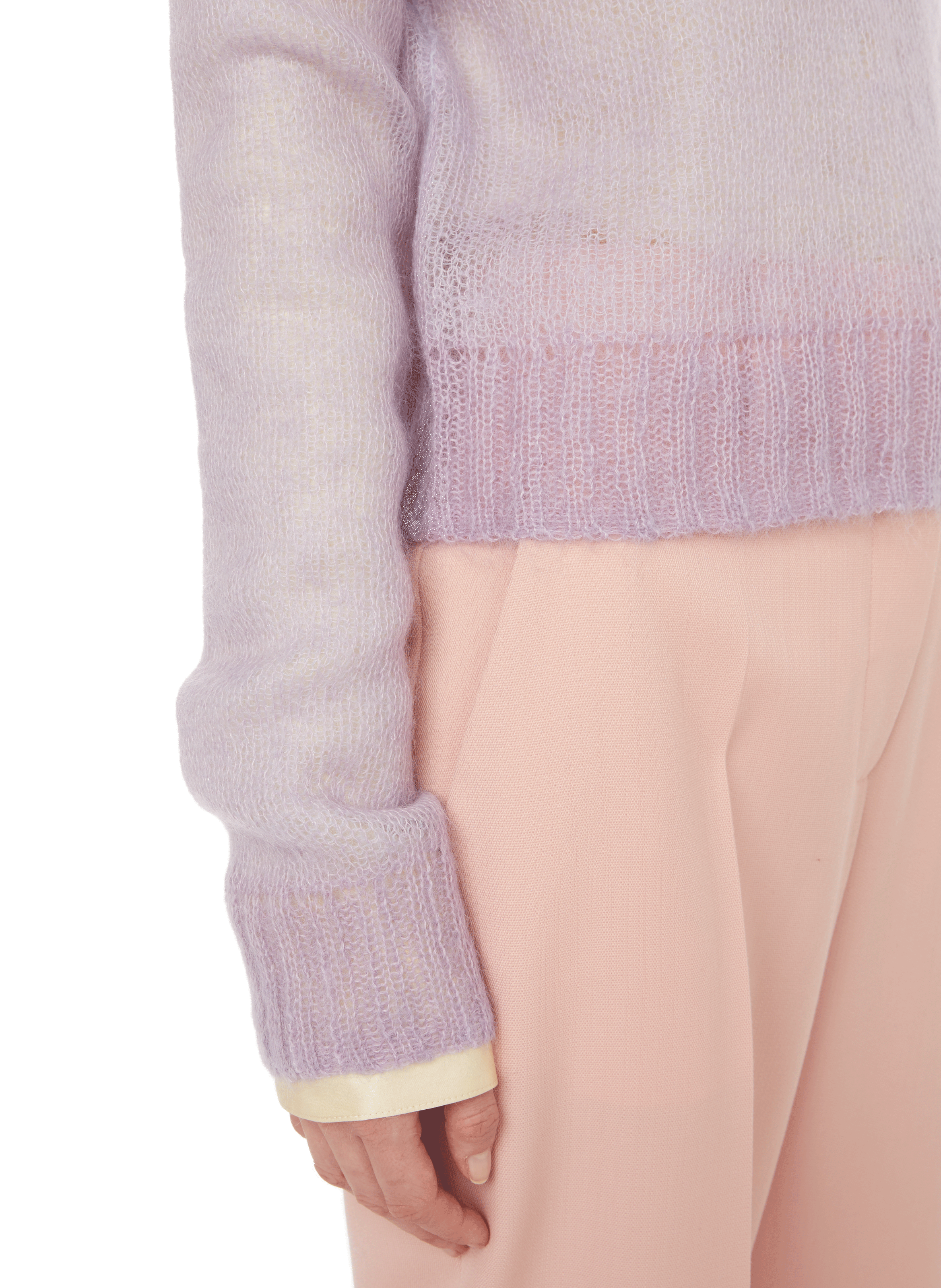 purple mohair jumper