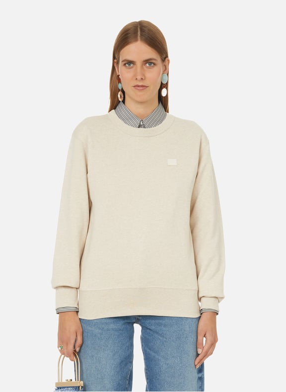 Cotton sweatshirt Beige by ACNE STUDIOS ACNE STUDIOS Cotton sweatshirt Beige