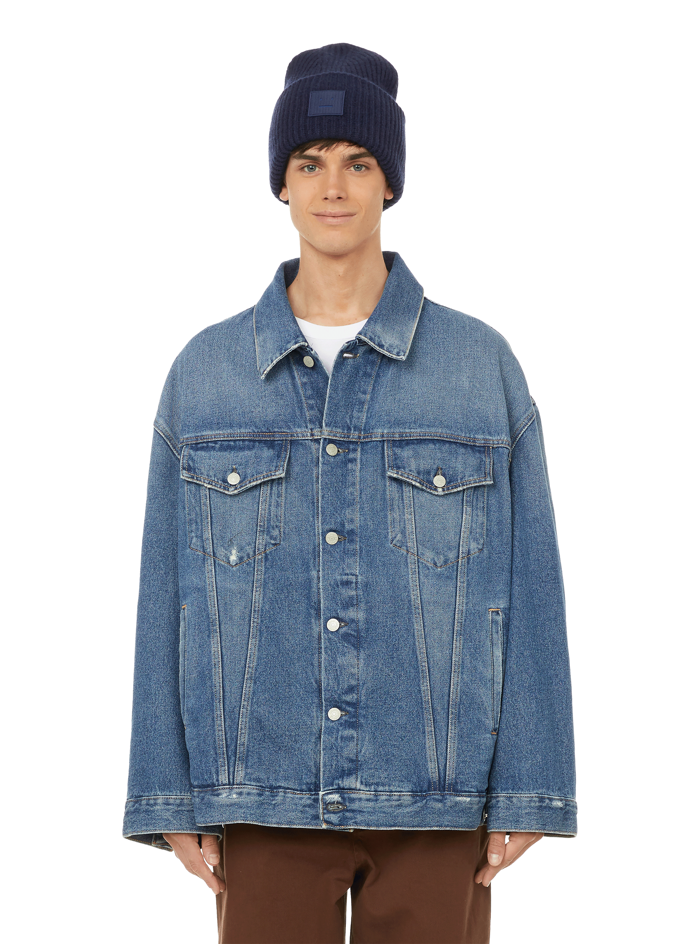 denim jacket blue men