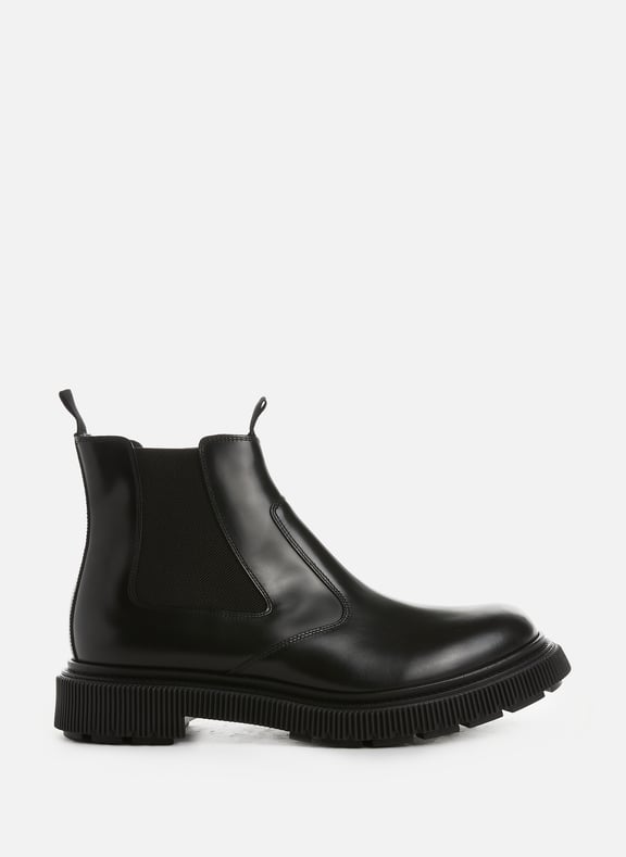 Type 156 leather ankle boots Black by ADIEU ADIEU Type 156 leather ankle boots Black