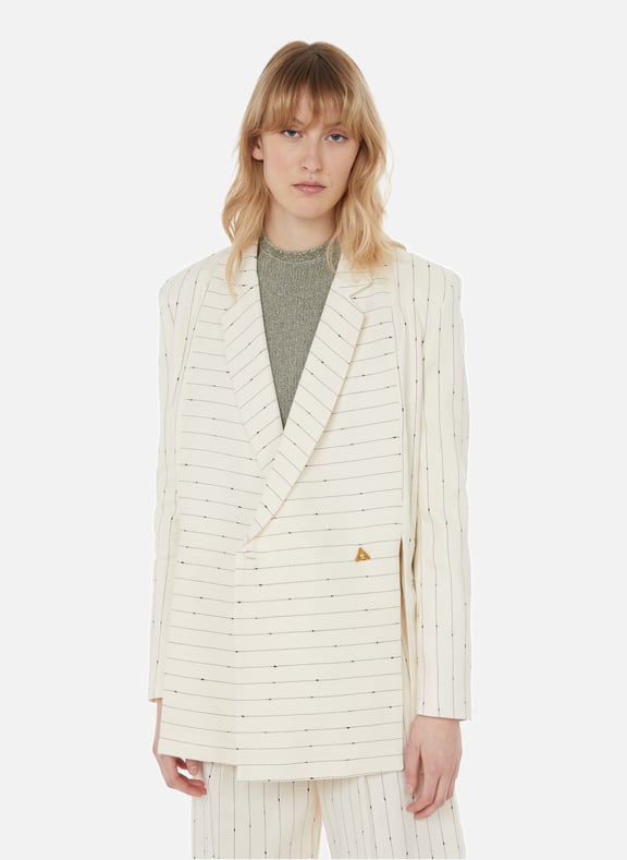 Jama cotton and linen blazer White by AERON AERON Jama cotton and linen blazer White