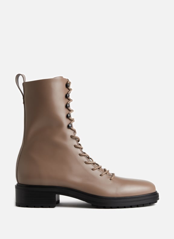 Isabel leather boots Beige by AEYDE AEYDE Isabel leather boots Beige