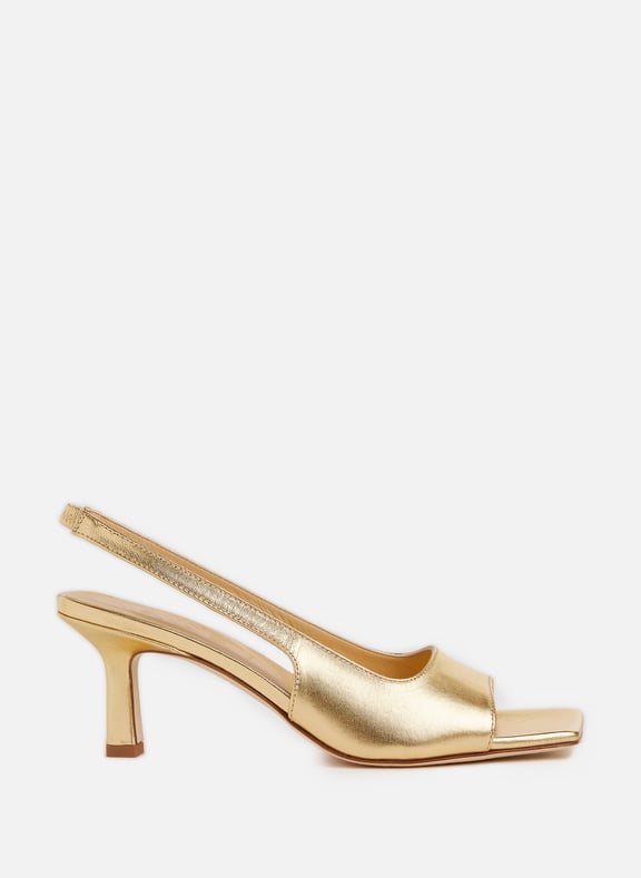 Juno leather sandals Golden by AEYDE AEYDE Juno leather sandals Golden