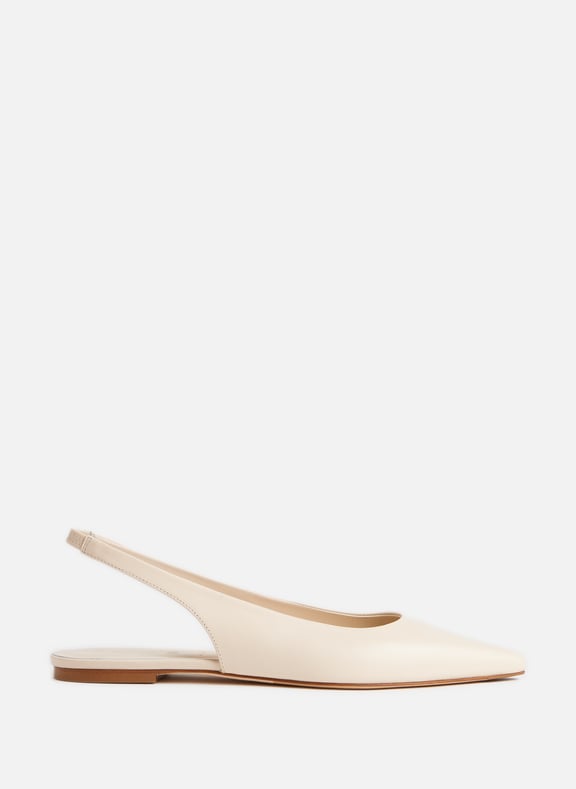 Rae nappa leather slingbacks Beige by AEYDE AEYDE Rae nappa leather slingbacks Beige