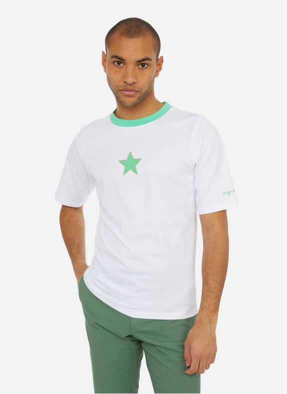 Cotton T-shirt White by AGNÈS B AGNÈS B Cotton T-shirt White