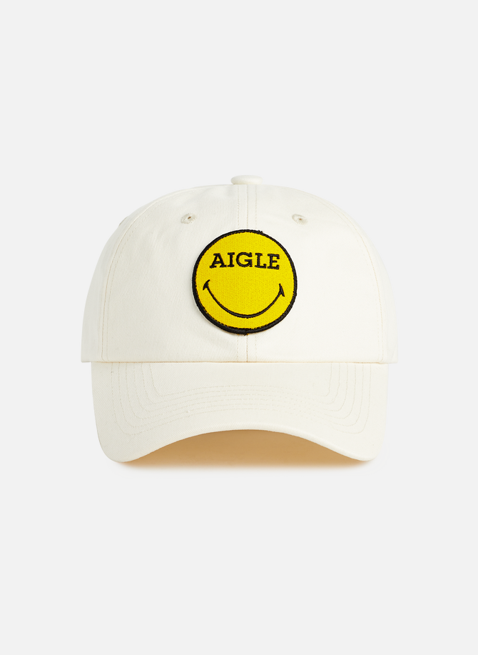 Aigle x Smiley organic cotton baseball cap AIGLE