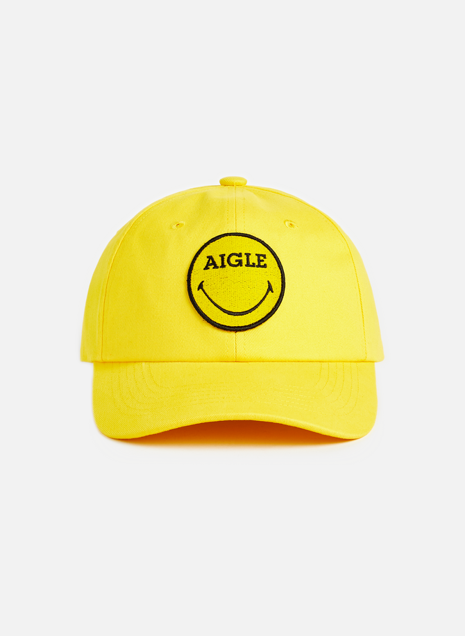 Aigle x Smiley organic cotton baseball cap AIGLE