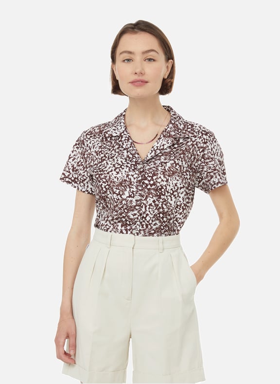 Organic cotton and Tencel printed shirt Multicolour by AIGLE AIGLE Organic cotton and Tencel printed shirt Multicolour