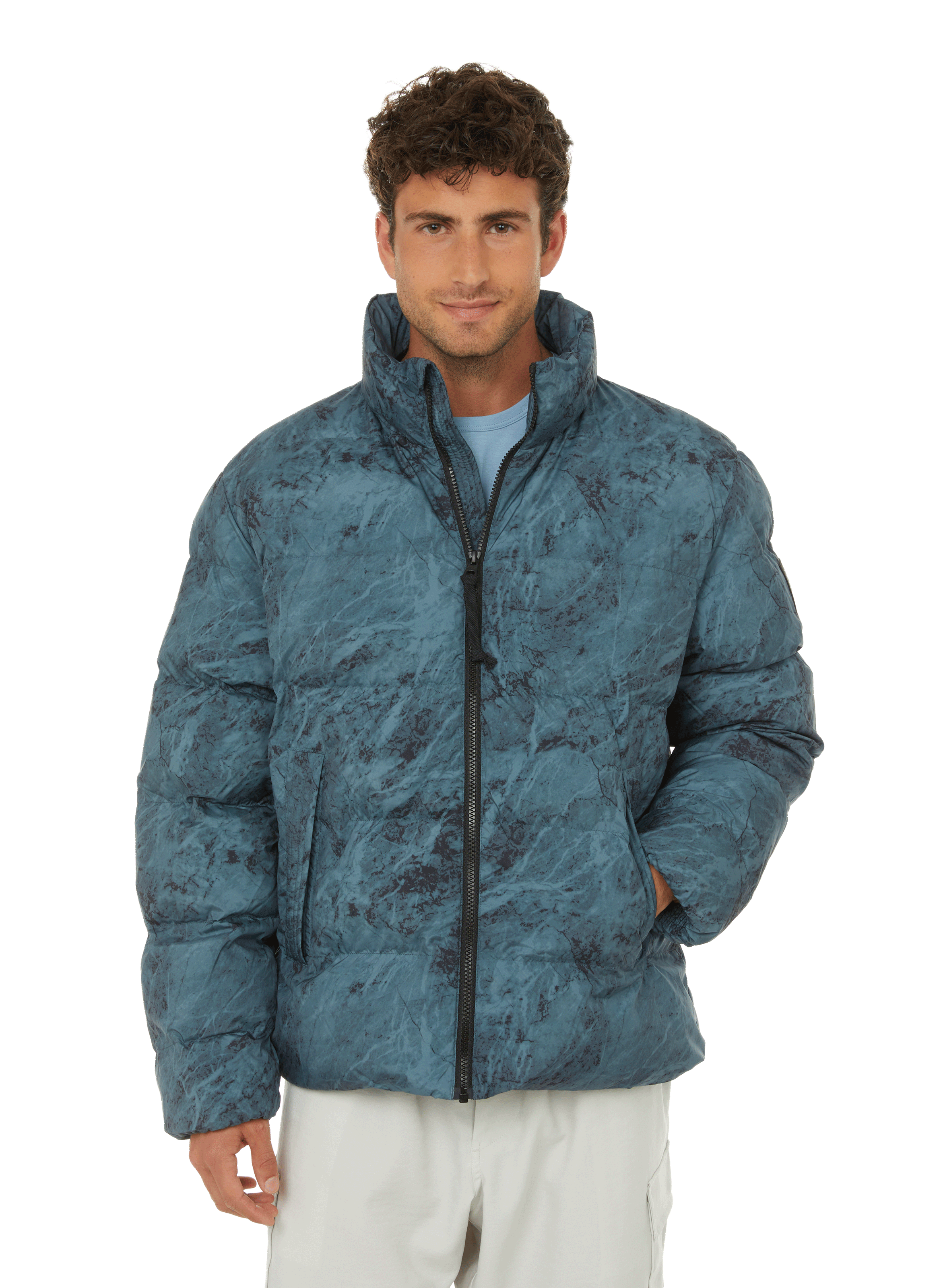 polyester puffer jacket