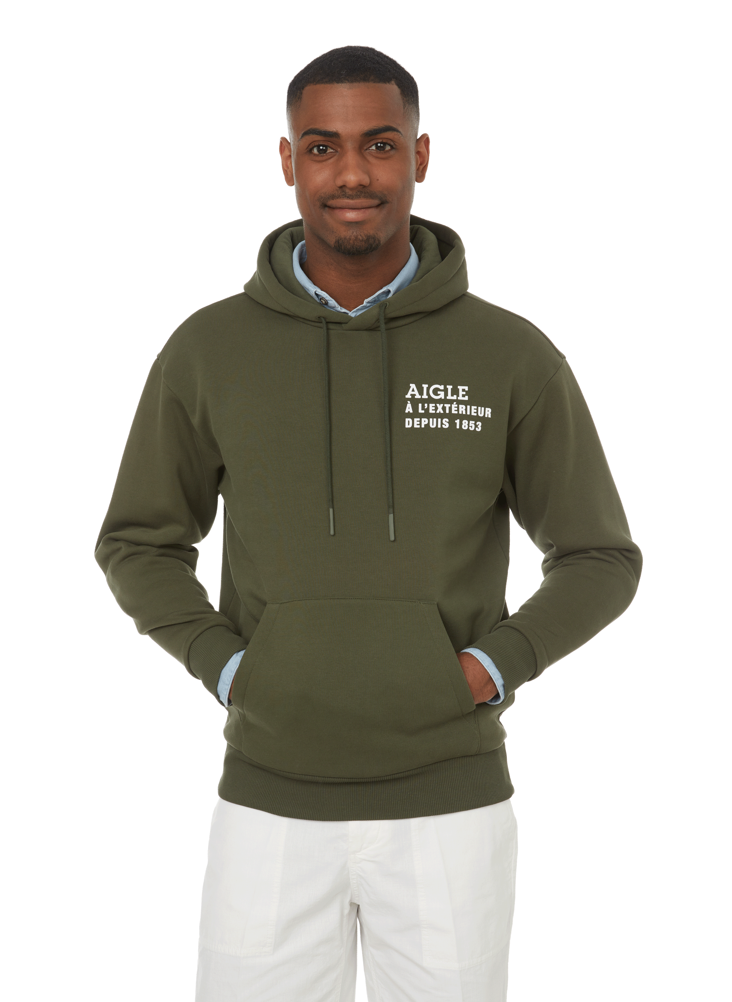 cotton blend hoodie