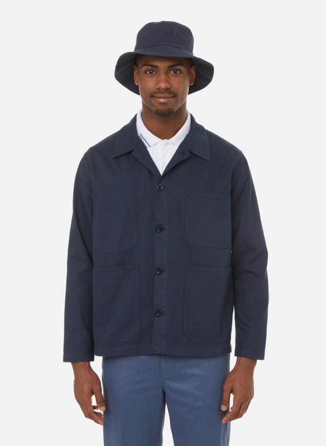 Straight-fit organic cotton jacket AIGLE