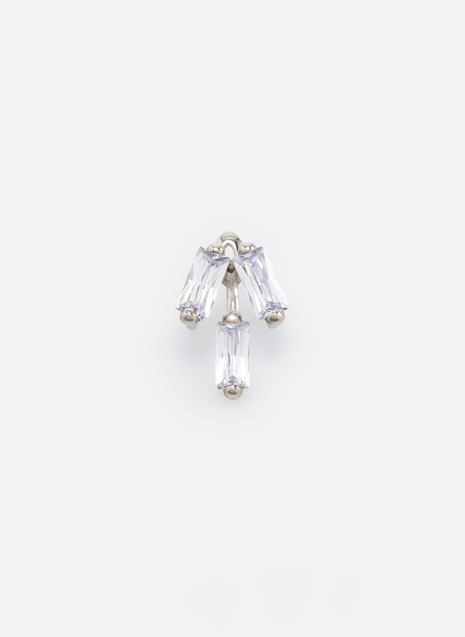 Crystalized triple drop earring ALAN CROCETTI