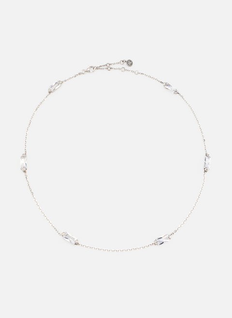 Collier Clear crystalized SilverALAN CROCETTI 