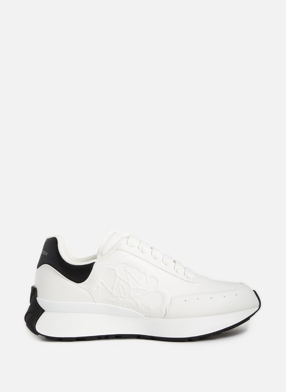 Low-top leather sneakers White by ALEXANDER MCQUEEN ALEXANDER MCQUEEN Low-top leather sneakers White