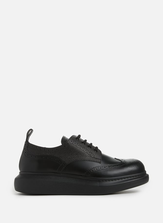 Alexander mcqueen basket noir brillant sales