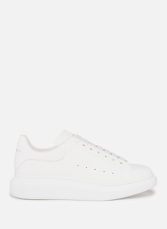 ALEXANDER MCQUEEN Oversized leather Trainers White