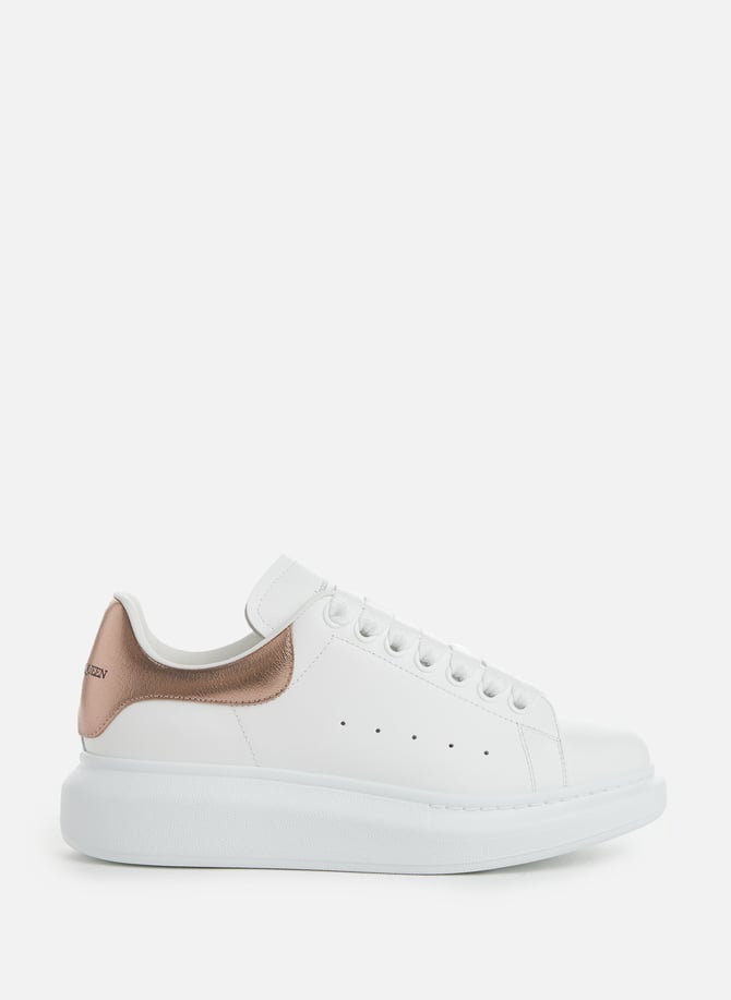 Oversized leather sneakers ALEXANDER MCQUEEN