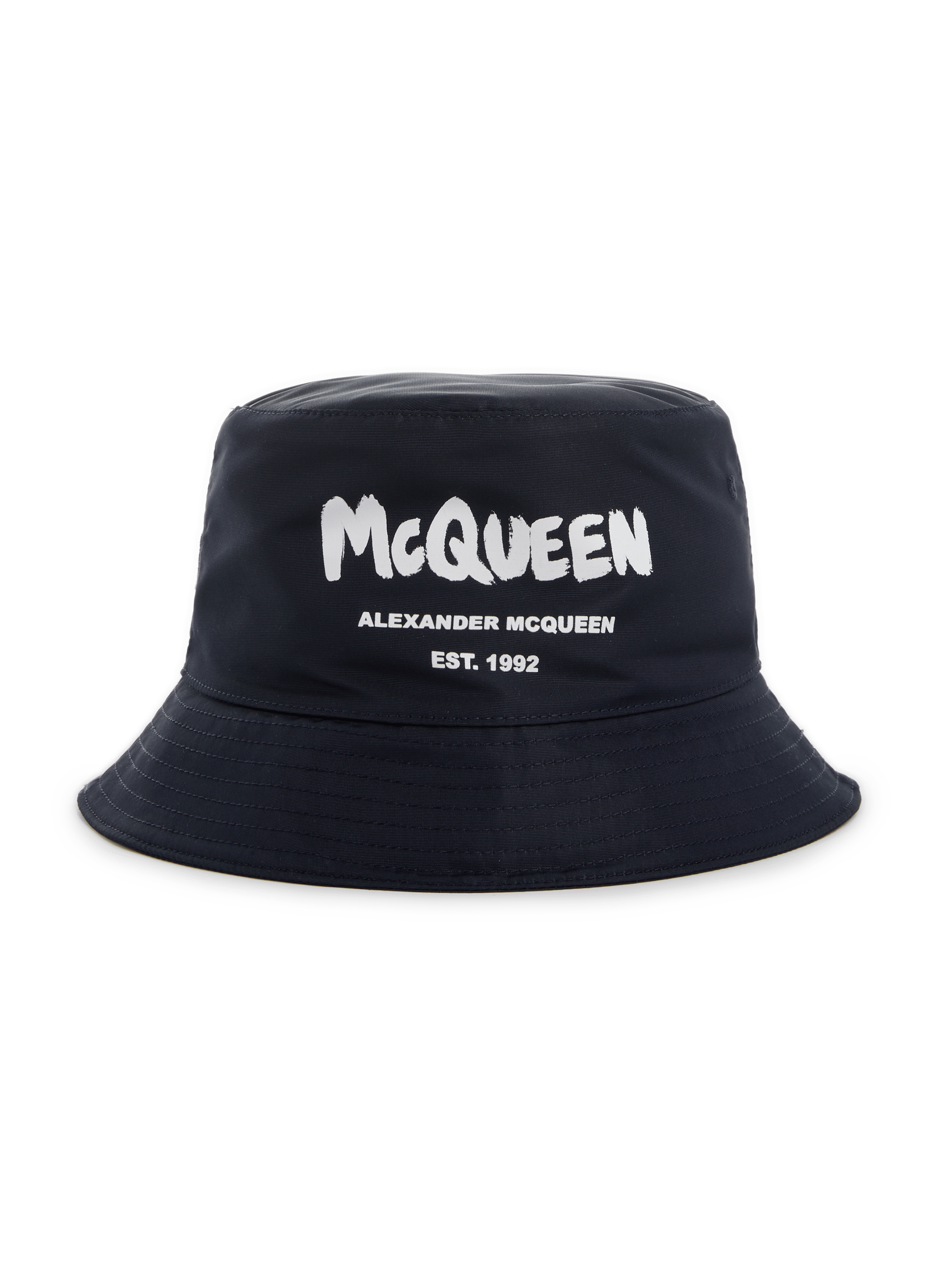 MCQUEEN GRAFFITI NYLON BUCKET HAT 
