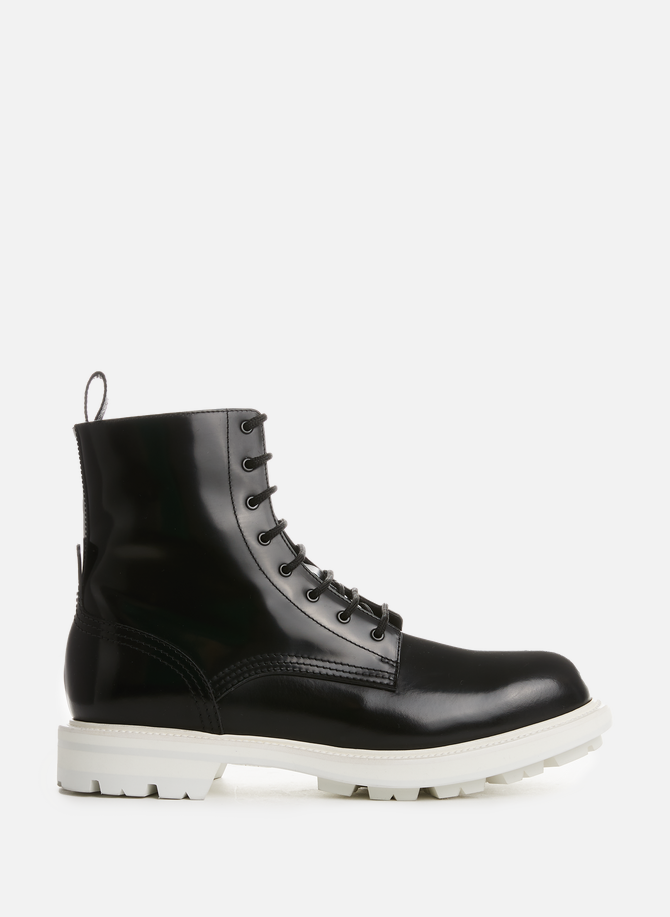 Shiny leather boots ALEXANDER MCQUEEN