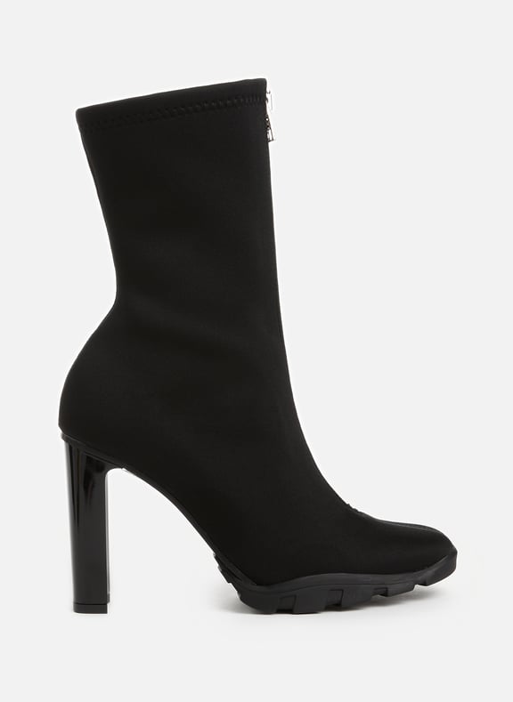 Slim Tread neoprene boots Black by ALEXANDER MCQUEEN ALEXANDER MCQUEEN Slim Tread neoprene boots Black