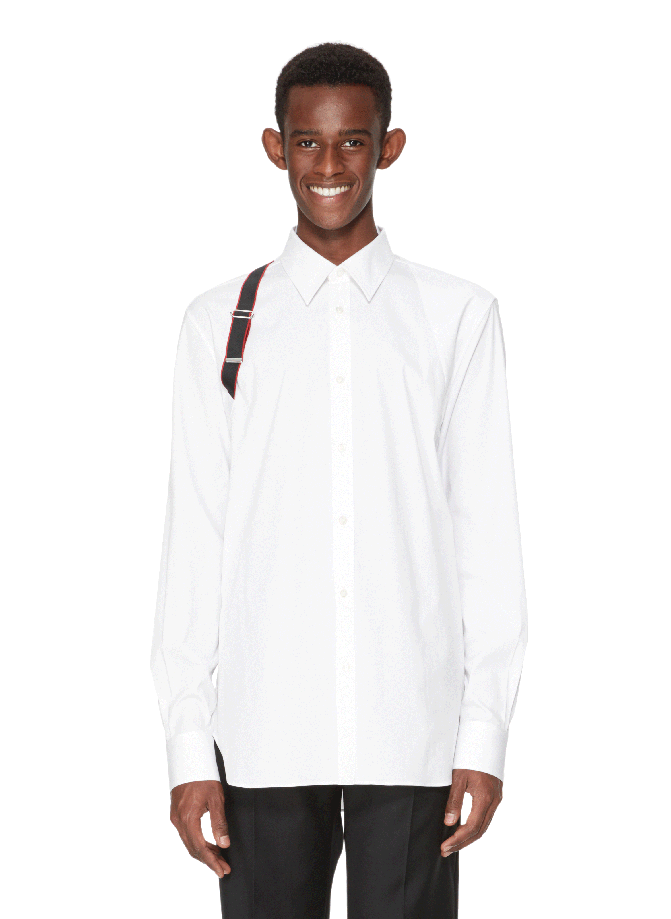 COTTON POPLIN SHIRT - ALEXANDER MCQUEEN 