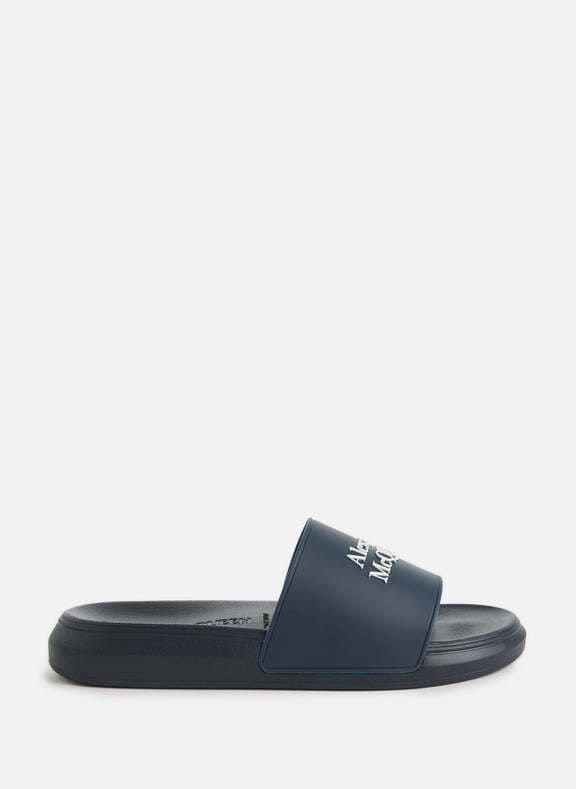 Rubber sliders Blue by ALEXANDER MCQUEEN ALEXANDER MCQUEEN Rubber sliders Blue