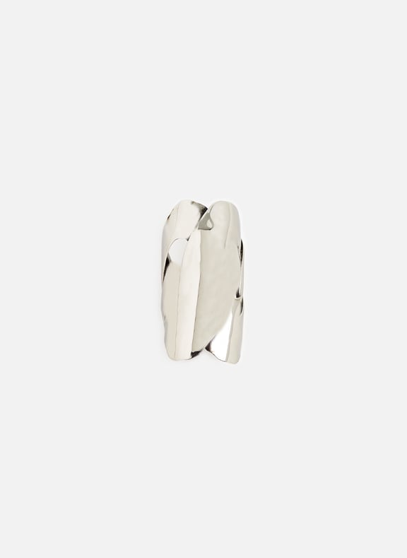 Brass ear cuff Silver by ALEXANDER MCQUEEN ALEXANDER MCQUEEN Brass ear cuff Silver