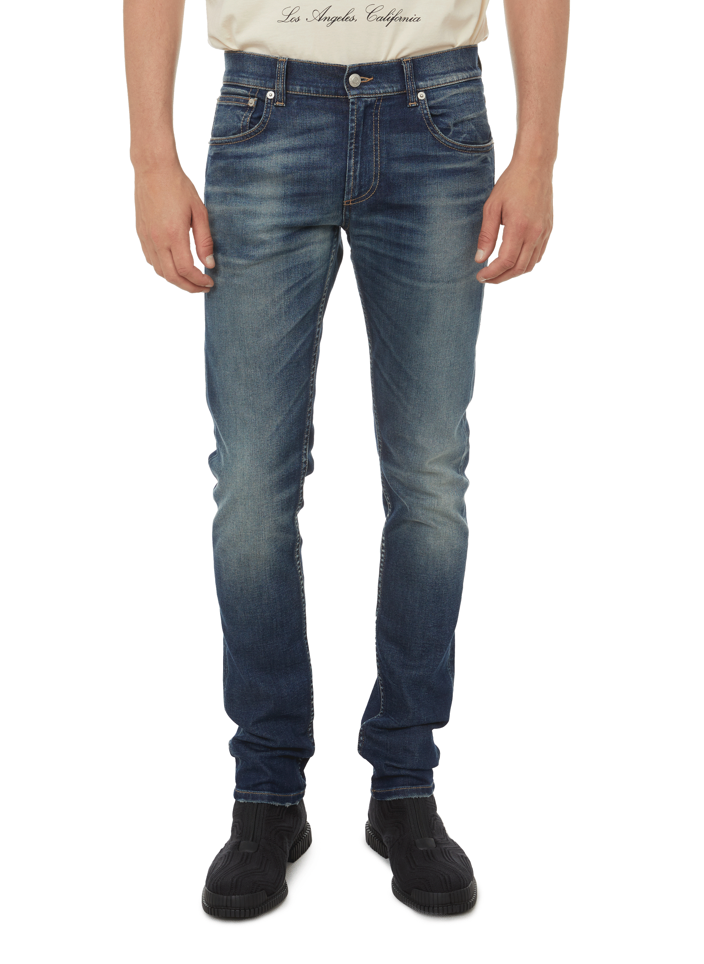 GRAFFITI SLIM-FIT JEANS - ALEXANDER 