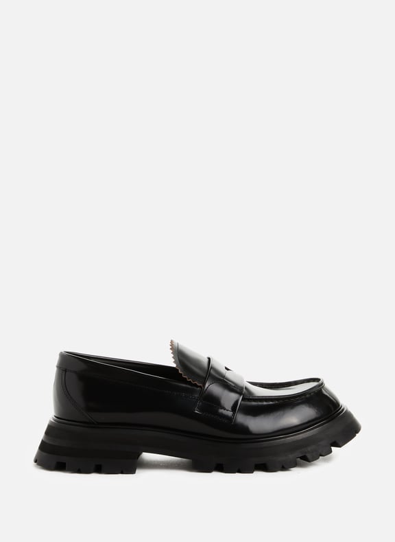 Alexander mcqueen cuir noir sales