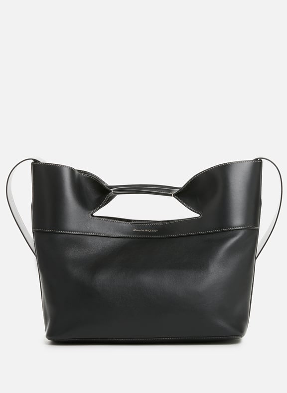 The Bow small leather bag Black by ALEXANDER MCQUEEN ALEXANDER MCQUEEN The Bow small leather bag Black