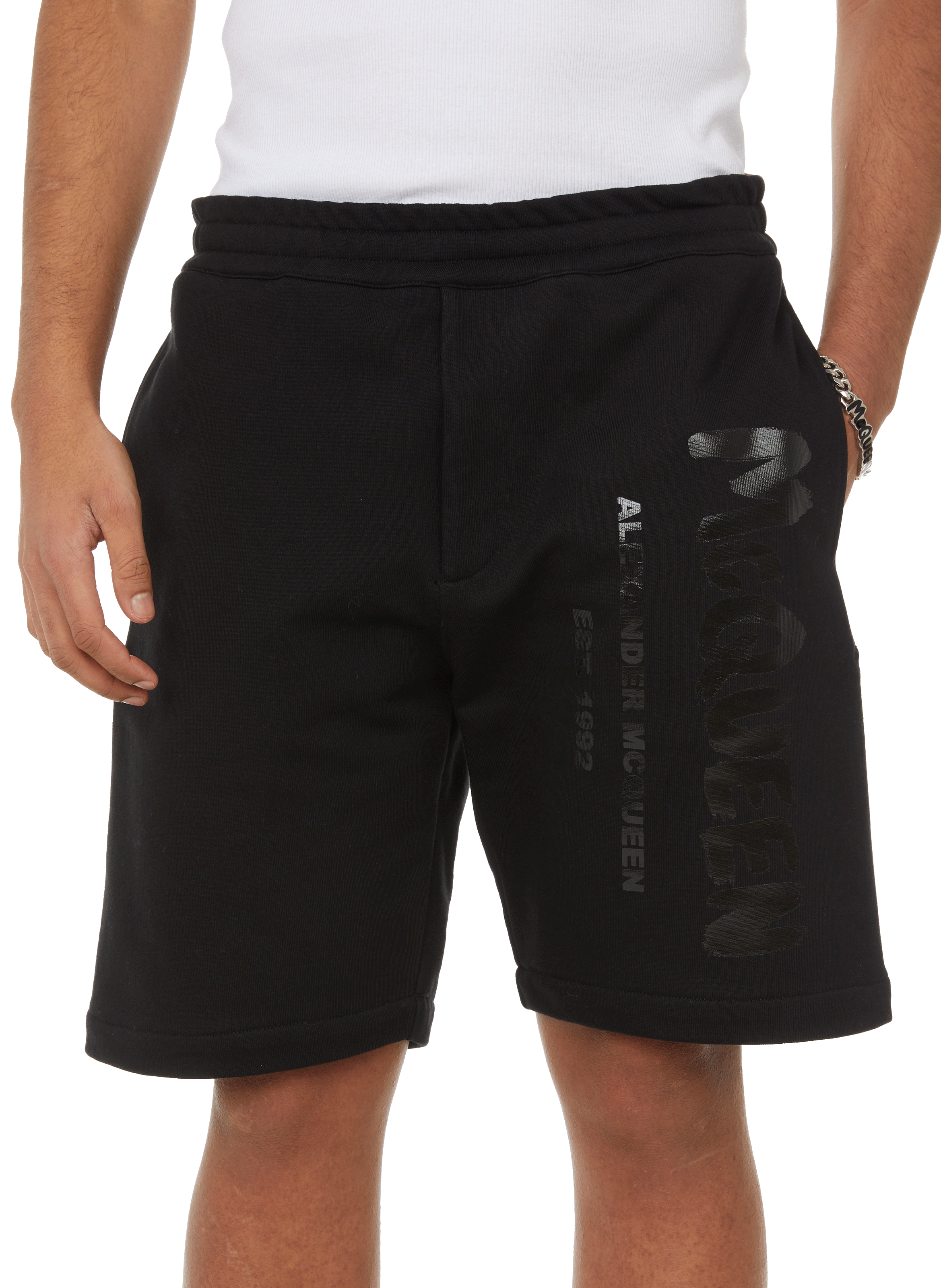 LOGO SHORTS - ALEXANDER MCQUEEN for MEN 