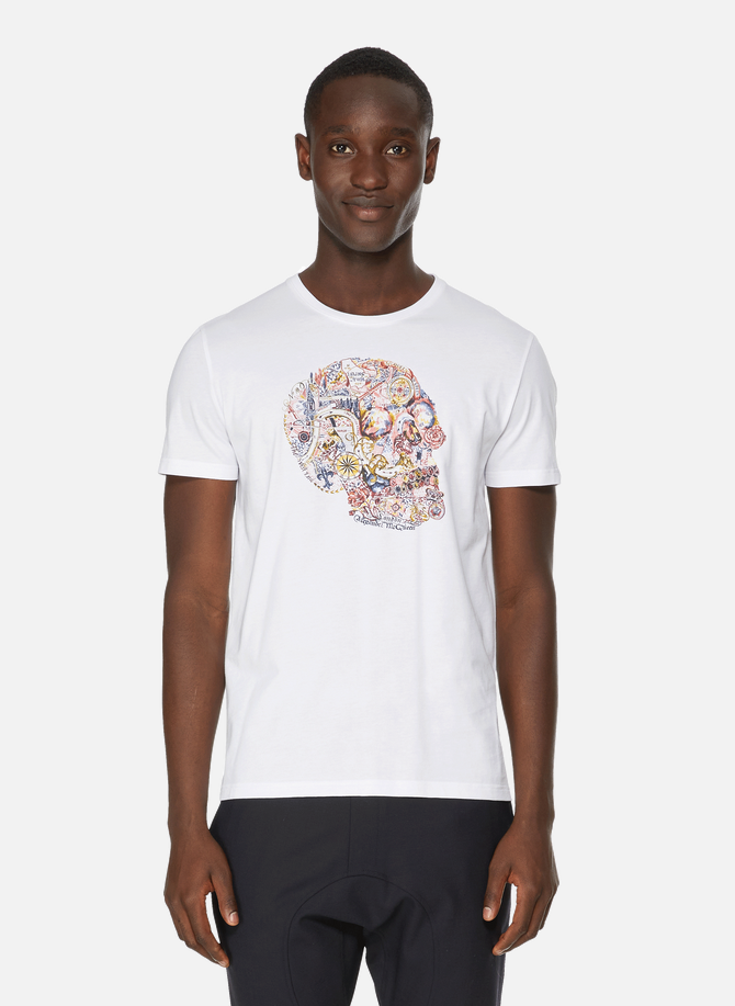 Printed cotton T-shirt ALEXANDER MCQUEEN