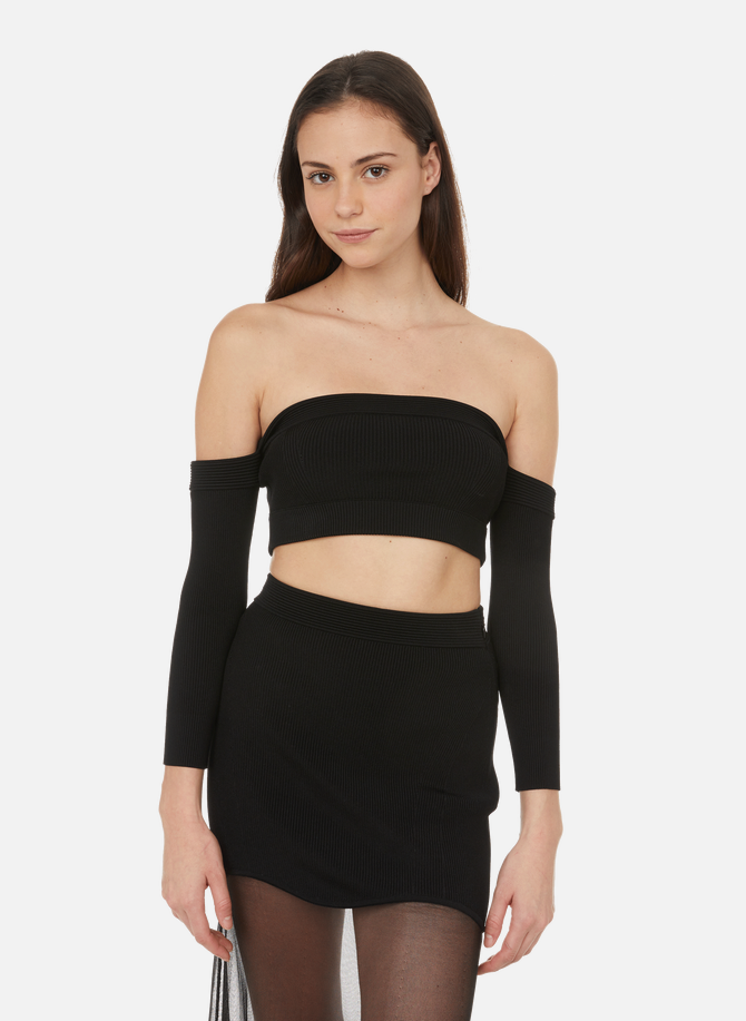 Knitted cropped top  ALEXANDER MCQUEEN