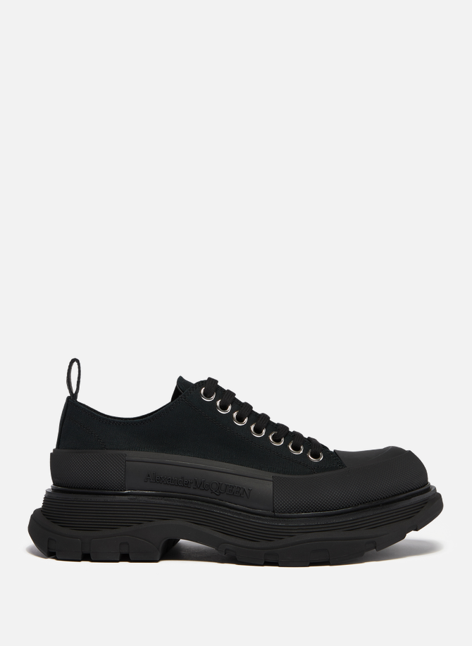 Tread Slick cotton lace up Trainers ALEXANDER MCQUEEN
