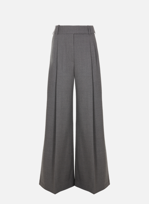 Pantalon large en laine GreyALEXANDRE VAUTHIER 