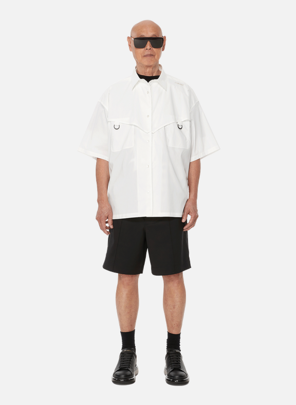 AMBUSH Short-Sleeve Cotton Shirt White