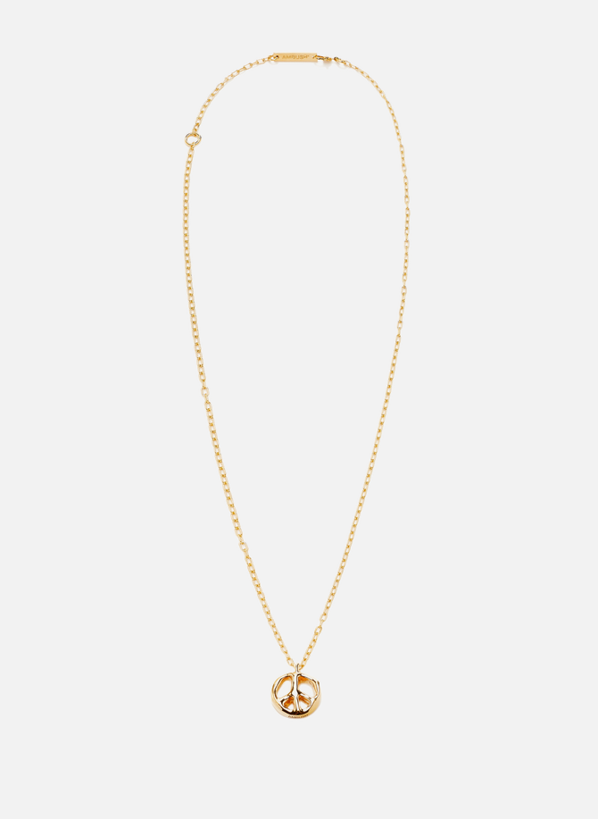 Peace silver pendant necklace AMBUSH
