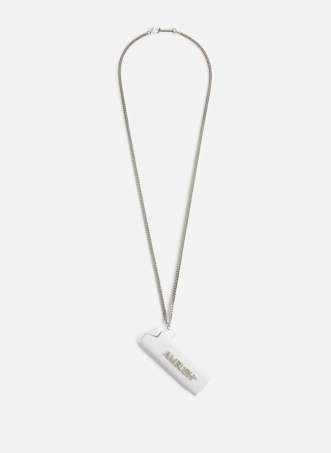 Lighter Case Necklace in silver AMBUSH