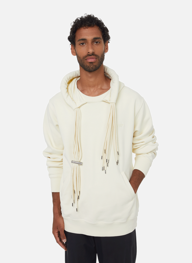 Oversized cotton fleece hoodie AMBUSH